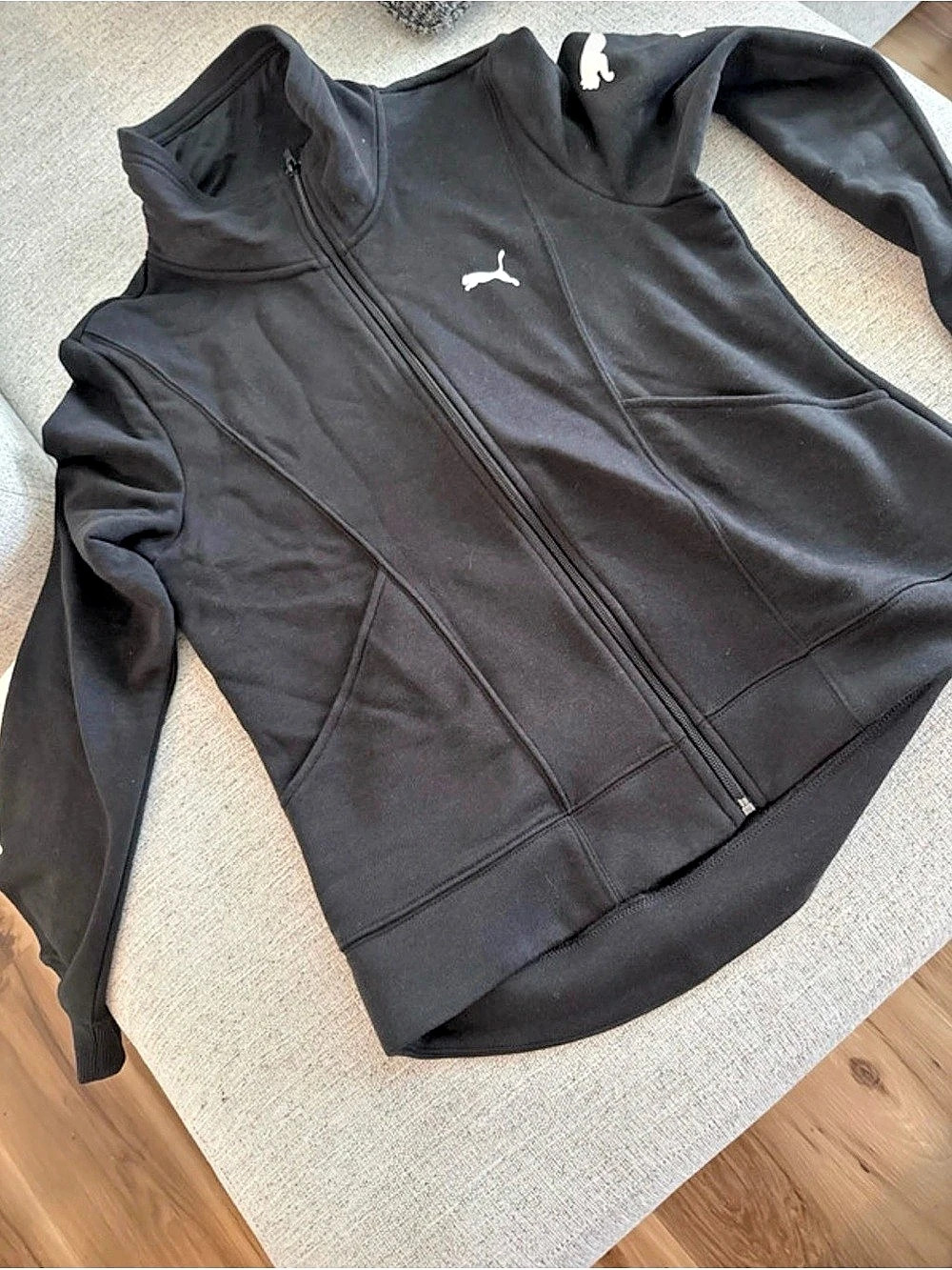 Puma Essentials Full-Zip Women's Hoodie Black